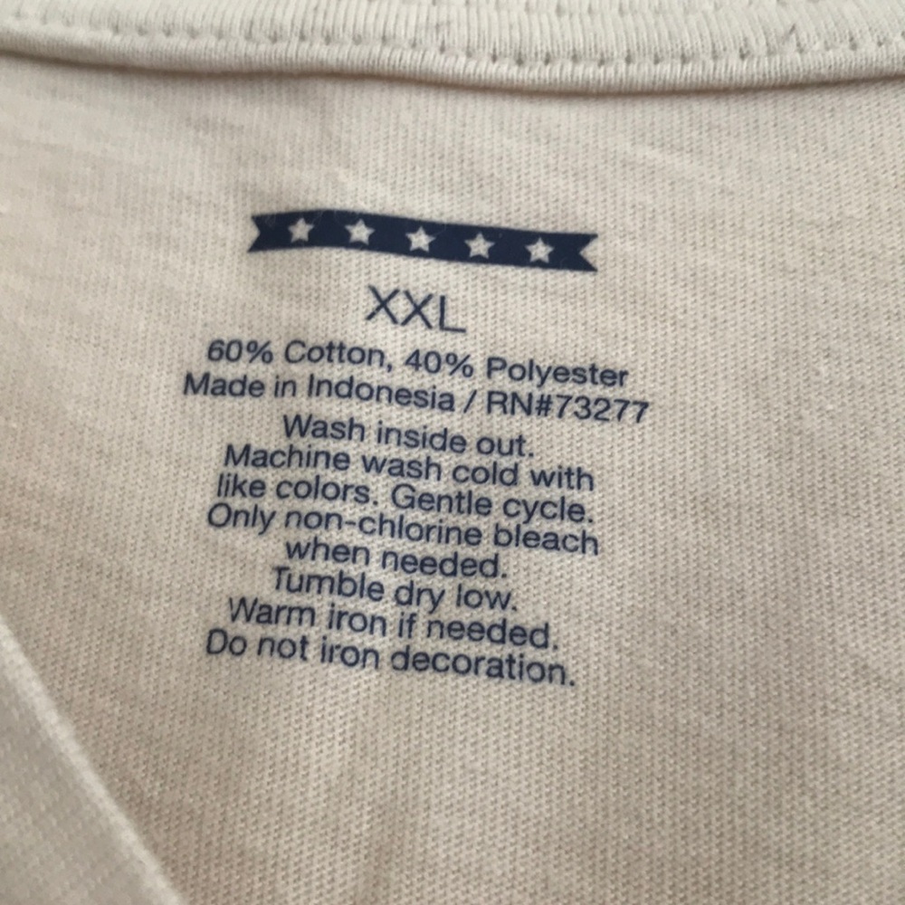 Blue pattern T-shirt - Picture 2 of 2